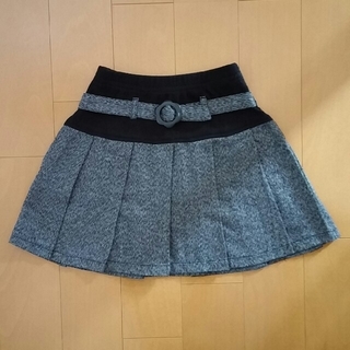 ニシマツヤ(西松屋)の黒グレー　スカート　120(スカート)