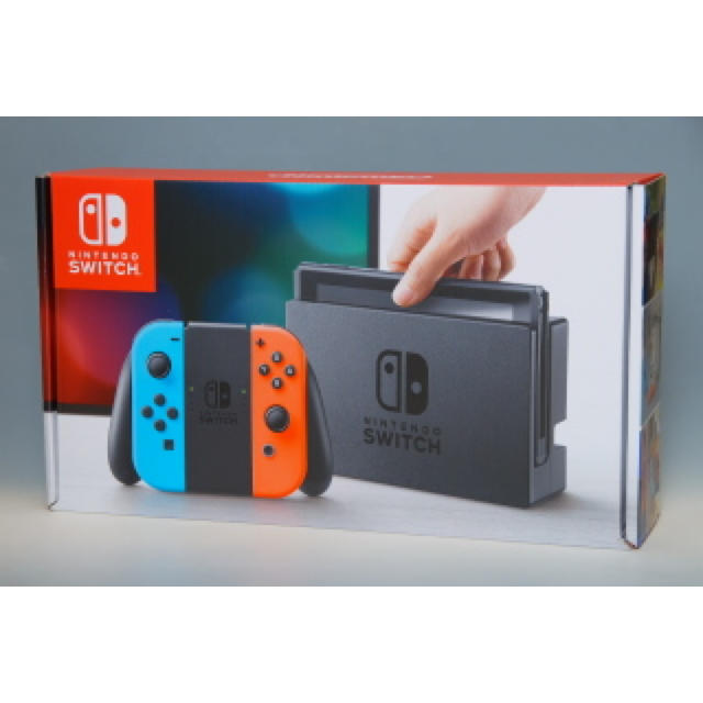 Nintendo Switch(ニンテンドースイッチ)のニンテンドースイッチ 本体 ネオンブルー・ネオンレッド エンタメ/ホビーのゲームソフト/ゲーム機本体(携帯用ゲーム機本体)の商品写真