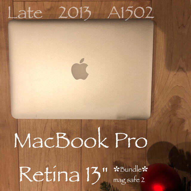 【国内在庫】 A1502 2013 破格Late - (Apple) Mac Retina 8GB Pro MacBook ノートPC