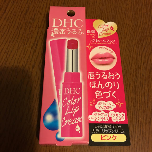 DHC(ディーエイチシー)の【新品】DHC 濃密 カラーリップ　ピンク コスメ/美容のスキンケア/基礎化粧品(リップケア/リップクリーム)の商品写真