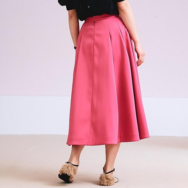 Rouge vif(ルージュヴィフ)の新品☆ルージュヴィフ フレアスカート ピンク 36     レディースのスカート(ひざ丈スカート)の商品写真