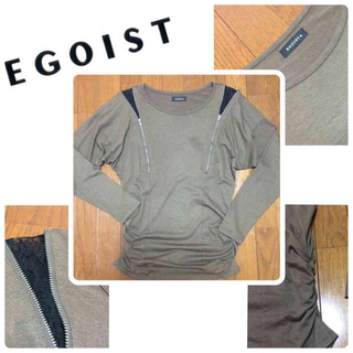 エゴイスト(EGOIST)のEGOIST 肩レーストップス(Tシャツ(長袖/七分))