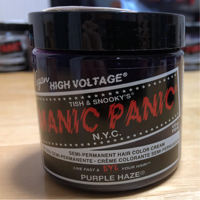 マニックパニック  パープルヘイズ MANICPANIC 紫 新品 マニパニ コスメ/美容のヘアケア/スタイリング(カラーリング剤)の商品写真