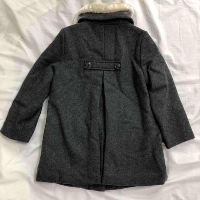 PETIT BATEAU(プチバトー)のYamyam様専用☆8ans プチバトー ボア衿つきウールコート キッズ/ベビー/マタニティのキッズ服女の子用(90cm~)(コート)の商品写真