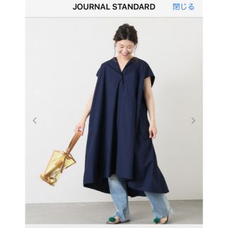 ジャーナルスタンダード(JOURNAL STANDARD)の専用★ジャーナルスタンダードポブリンレースアップワンピース(ひざ丈ワンピース)