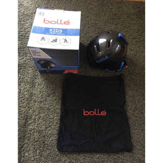 bolle(ボレー)のキッズヘルメット  bolle ジュニア スキー スノボード スポーツ/アウトドアのスノーボード(アクセサリー)の商品写真