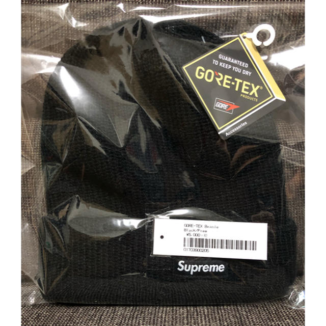 メンズsupreme GORE-TEX Beanie ビーニー 黒 国内正規品