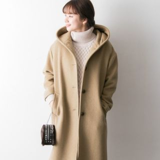 アーバンリサーチ(URBAN RESEARCH)の新品　アーバンリサーチ　オーバーフードコート　BEIGE 36　(ロングコート)