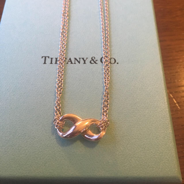 ティファニー Tiffanyインフィニティ ダブルチェーン ネックレス シルバー