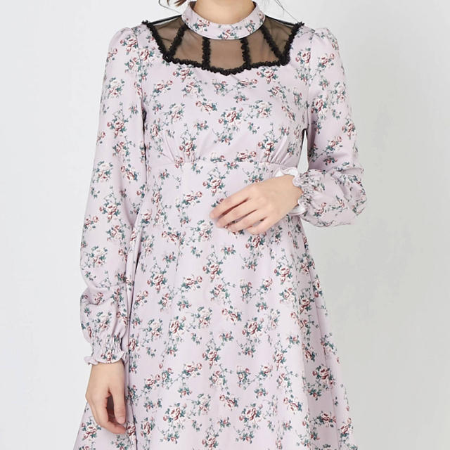 Rose Floral Patternワンピース