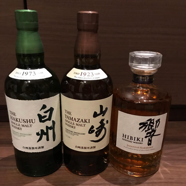新品未開封 山崎 白州 響 サントリー ウイスキー 3本セット 新品未開封 山崎 白州 響 サントリー ウイスキー 3本セット