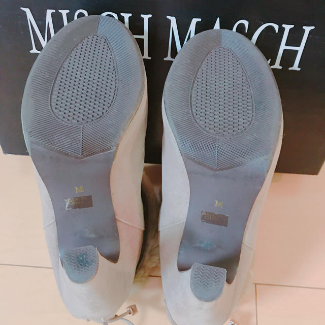 MISCH MASCH(ミッシュマッシュ)のMISCH MASCH・・ファー付きショートブーツ レディースの靴/シューズ(ブーツ)の商品写真