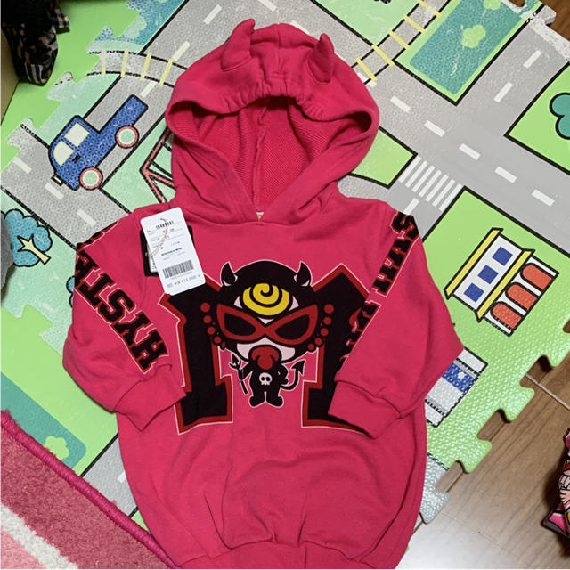 HYSTERIC MINI(ヒステリックミニ)のヒスミニ パーカー キッズ/ベビー/マタニティのベビー服(~85cm)(トレーナー)の商品写真