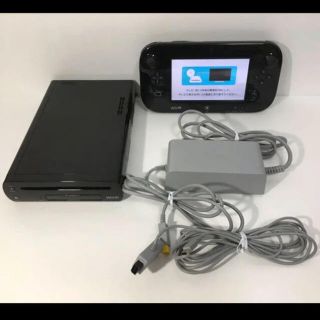 ウィーユー(Wii U)のWii U ブラックセット 32GB(家庭用ゲーム機本体)