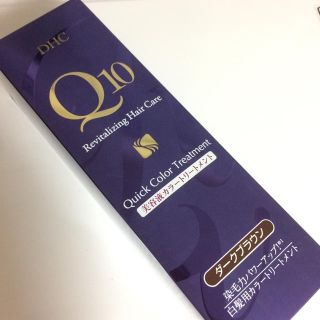 ディーエイチシー(DHC)のDHC Q10 ヘアカラー ダークブラウン(白髪染め)