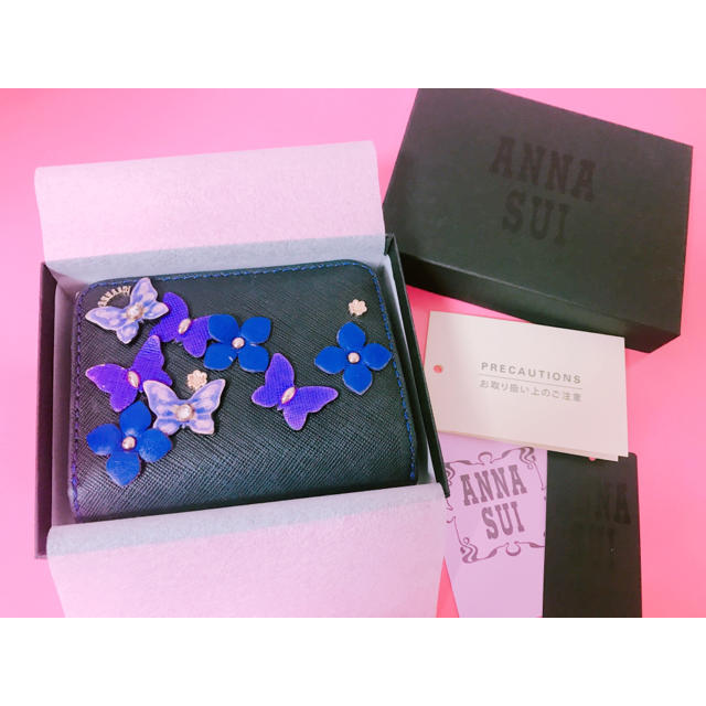 ANNA SUI(アナスイ)の【本革】ANNA SUI 折り財布 レディースのファッション小物(財布)の商品写真