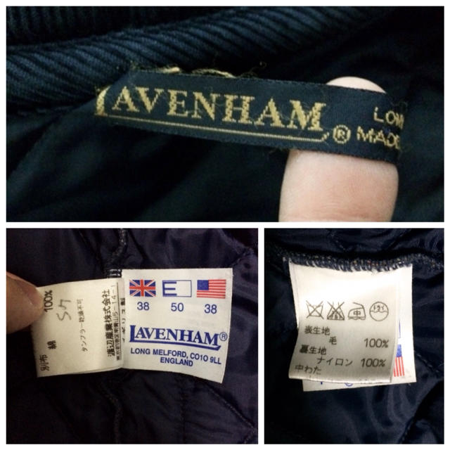 LAVENHAM(ラベンハム)の期間限定値下 美品 LAVENHAM ラベンハム ウール キルティングジャケット メンズのジャケット/アウター(その他)の商品写真