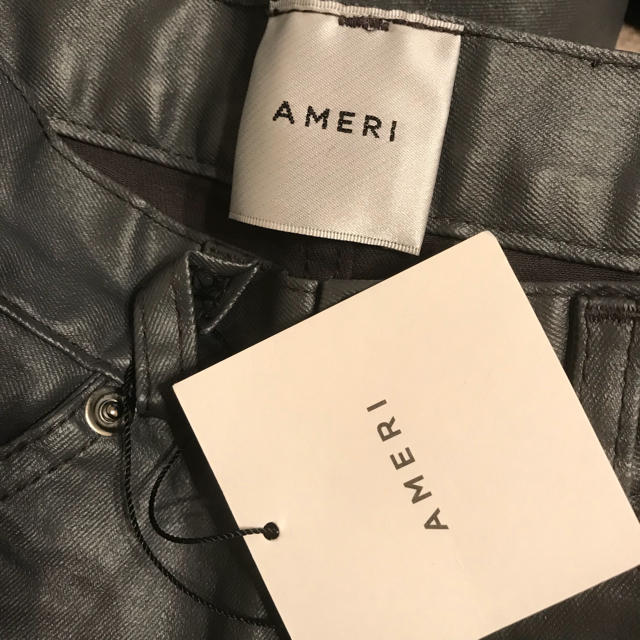 ameri vintage レザーライクデニム