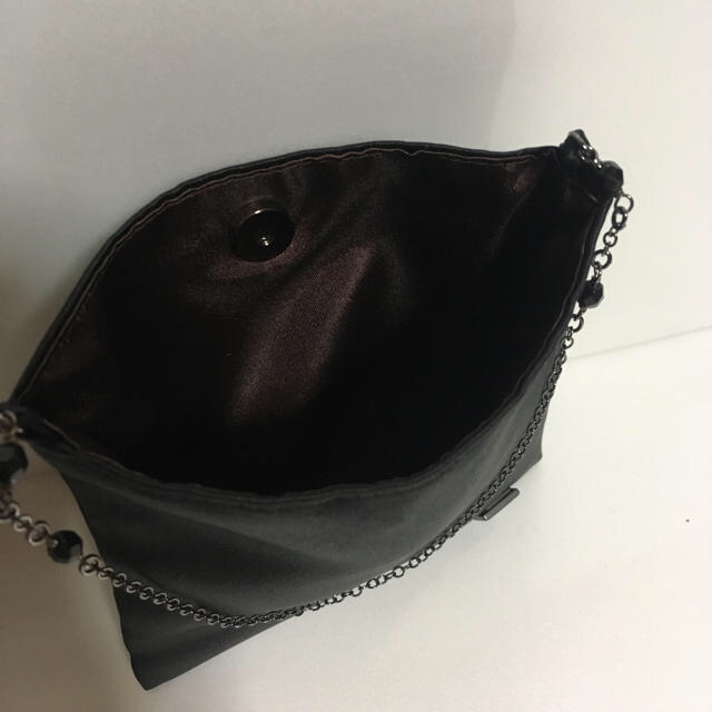 FOXEY(フォクシー)のfoxey サテン ミニバッグ バッグインバッグサコッシュバッグ ノベルティ  レディースのバッグ(ハンドバッグ)の商品写真