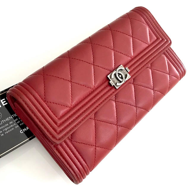 CHANEL(シャネル)の【yumeka様ご専用品】CHANEL 財布/ボーイシャネル 長財布 レディースのファッション小物(財布)の商品写真