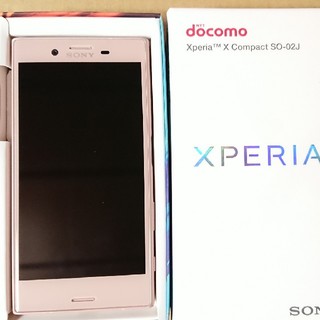 エクスペリア(Xperia)の【グランデ様専用】Xperia X Compact SO-02J  Pink(スマートフォン本体)