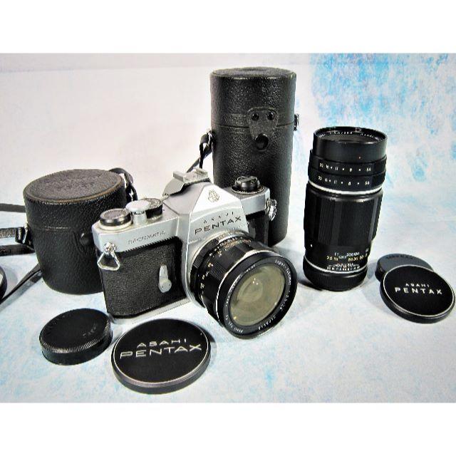 PENTAX - ペンタックス「SPOTMATIC＋Takumar レンズ2本 」極上美品！