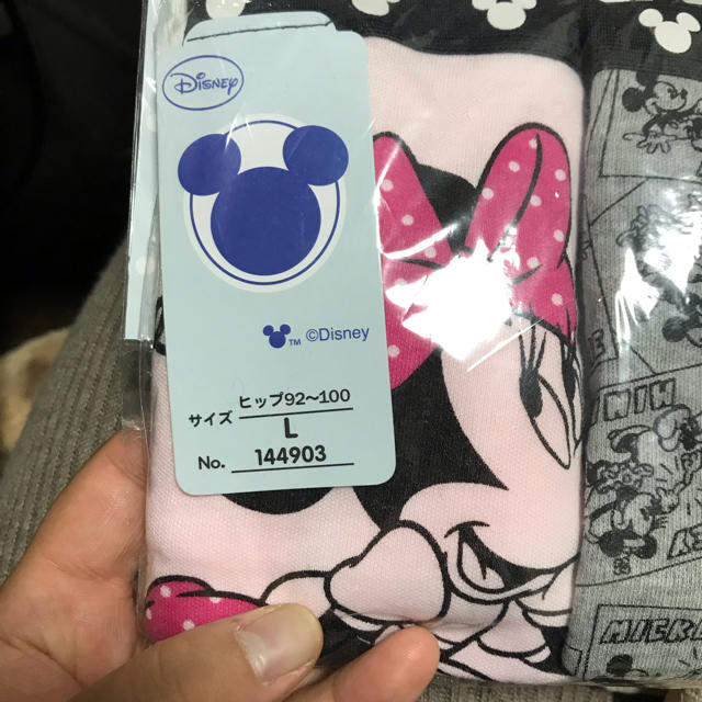 Disney(ディズニー)の新品未使用 パンツ3枚セット レディースの下着/アンダーウェア(ショーツ)の商品写真