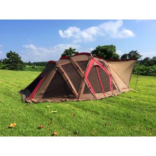 スノーピーク(Snow Peak)の非売品！リビングシェルロングPro.レッドフレームセット　新品(テント/タープ)