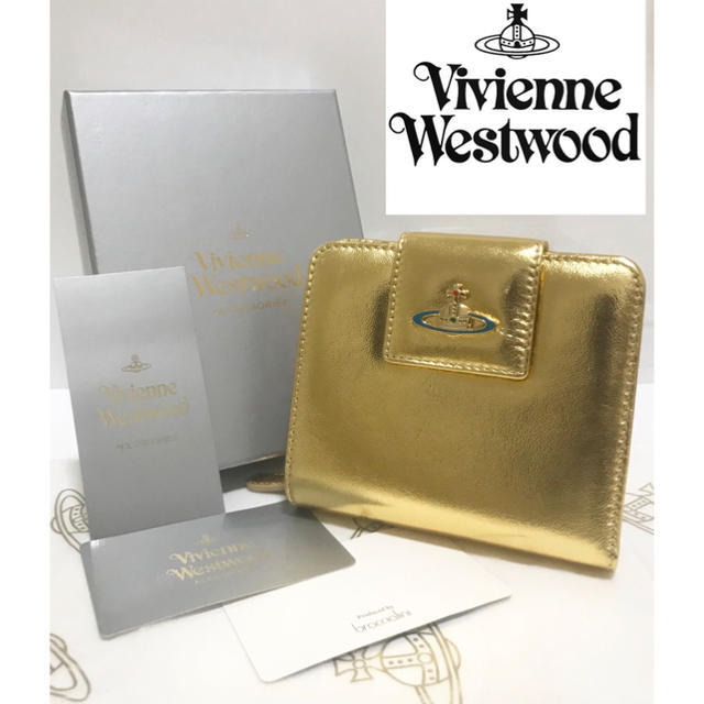 Vivienne Westwood(ヴィヴィアンウエストウッド)のセール中！【訳あり・新品】Vivienne Westwood 折り財布 本物 レディースのファッション小物(財布)の商品写真