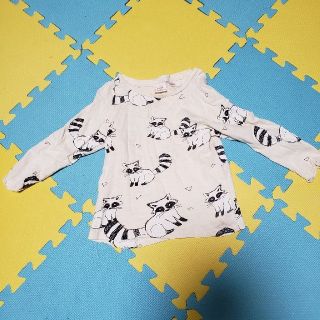 ザラキッズ(ZARA KIDS)のZaraBabyBoy  たぬき柄カットソー(Tシャツ/カットソー)