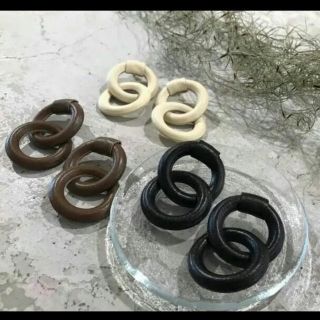 トゥデイフル(TODAYFUL)のtodayful leather ring pierce(ピアス)