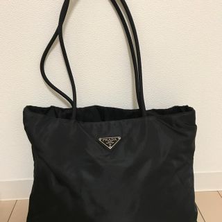 プラダ(PRADA)のPRADA B4681 ロゴプレート トートバッグ ショルダーバッグ ナイロン(トートバッグ)