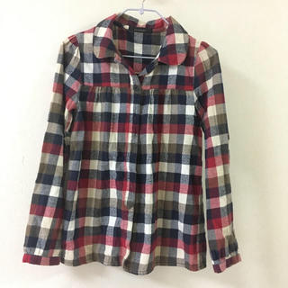 ページボーイ(PAGEBOY)のネルシャツ 赤×紺×白(シャツ/ブラウス(長袖/七分))