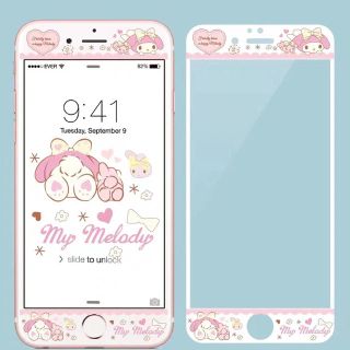 【新品】サンリオ.マイメロディ★iPhone用ガラスフィルム(iPhoneケース)