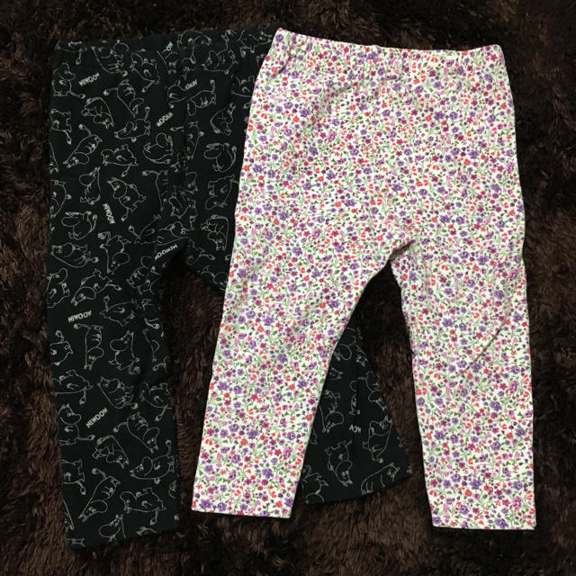 UNIQLO(ユニクロ)のUNIQLO☆レギンスセット キッズ/ベビー/マタニティのベビー服(~85cm)(パンツ)の商品写真