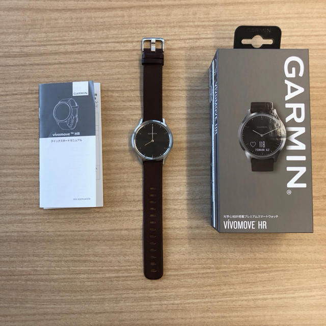 【日本限定モデル】 Garmin ガーミン - GARMIN vivomove Premium HR 腕時計(アナログ)