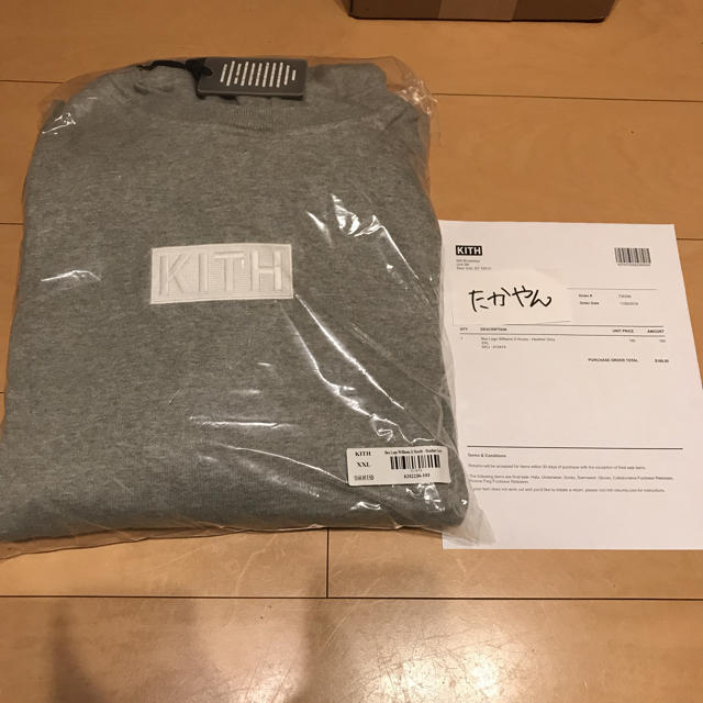 【XXL】KITH Box Logo Williams Ⅱ Hoody