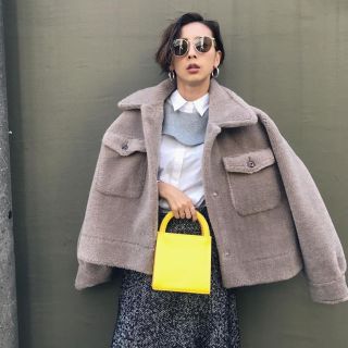 アメリヴィンテージ(Ameri VINTAGE)のAmeri OVER SIZE ECO MOUTON COAT(ムートンコート)