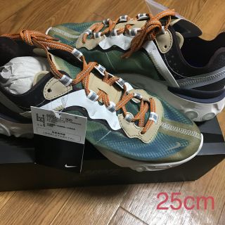 ナイキ(NIKE)のNIKE REACT ELEMENT 87 UNDERCOVER グリーンミスト(スニーカー)