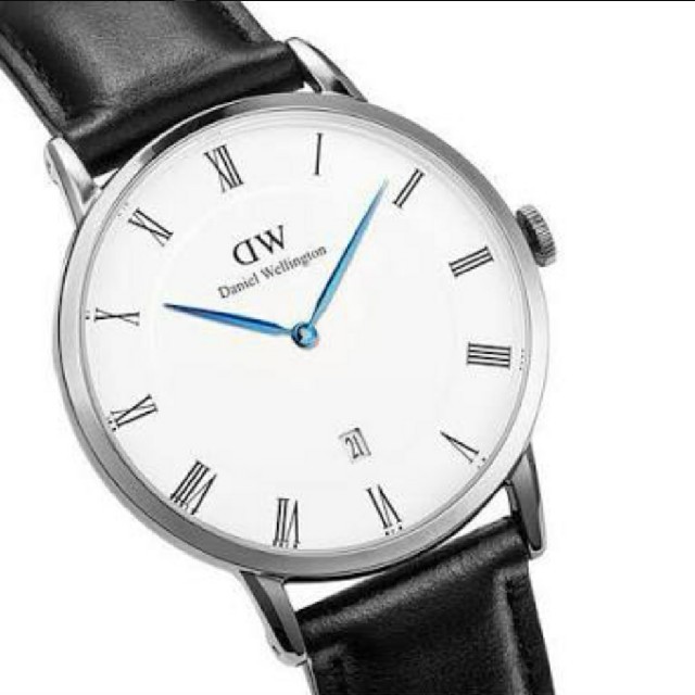 Daniel Wellington(ダニエルウェリントン)のCマンデーセール♪ダニエルウェリントン Sheffield Silver 38㎜ メンズの時計(腕時計(アナログ))の商品写真