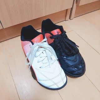 プーマ(PUMA)のみぽ様専用☆ジュニア サッカー&フットサルシューズ(シューズ)