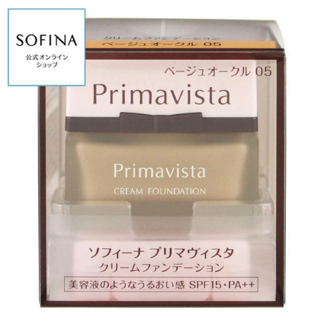 Primavista(プリマヴィスタ)のプリマヴィスタ クリームファンデーション ベージュオークル05 新品未使用未開封 コスメ/美容のベースメイク/化粧品(ファンデーション)の商品写真