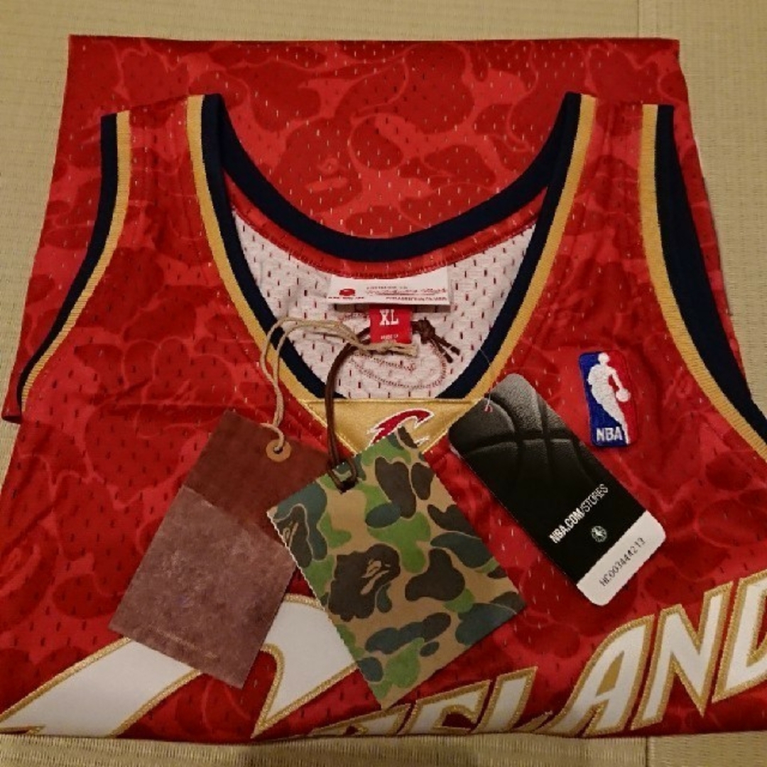 BAPE CAVS ABC BASKETBALL JERSEY TANKTOP