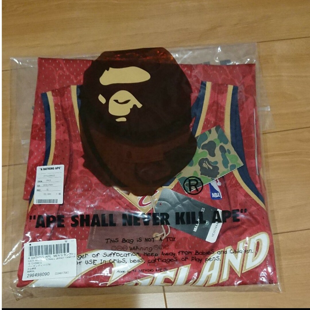 A BATHING APE(アベイシングエイプ)のBAPE CAVS ABC BASKETBALL JERSEY TANKTOP メンズのトップス(タンクトップ)の商品写真