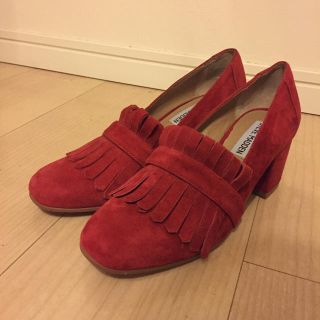 スティーブマデン(Steve Madden)のSTEVE MADDEN スティーブマデン スウェード ローファー パンプス(ハイヒール/パンプス)