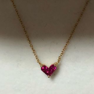 スタージュエリー(STAR JEWELRY)のスタージュエリーミステリアスハート 18Kルビー(ネックレス)