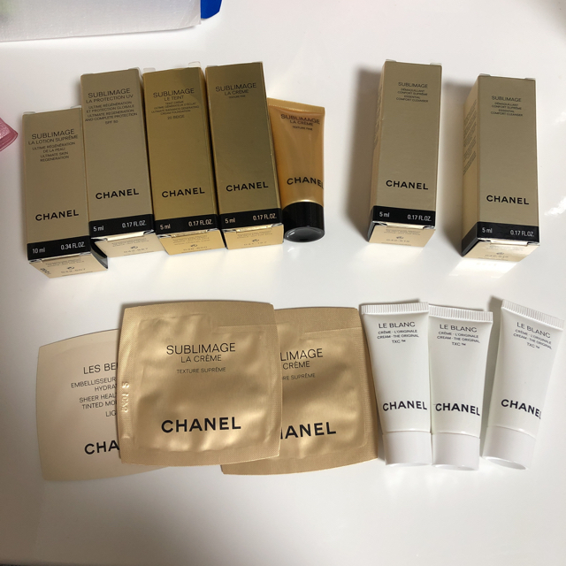 CHANEL(シャネル)のサブリマージュ　バラ売り可能ですサンプル　セット コスメ/美容のキット/セット(サンプル/トライアルキット)の商品写真