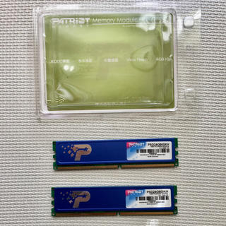 patriot DDR2-800 PC2-6400 2GBx2枚②デスクトップ用(PCパーツ)