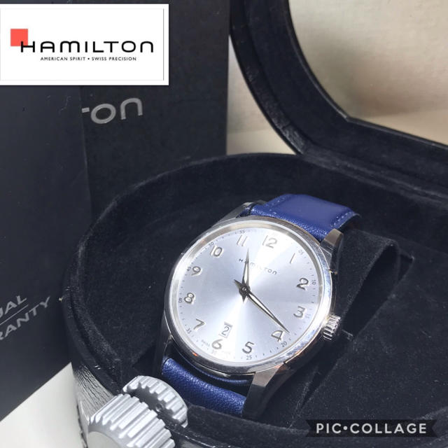 ハミルトン HAMILTON ジャズマスター シンライン 革ベルト QZ