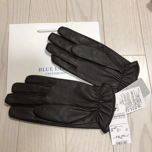 BLACK LABEL CRESTBRIDGE(ブラックレーベルクレストブリッジ)の新品  black label crestbridge レザー手袋 メンズのファッション小物(手袋)の商品写真